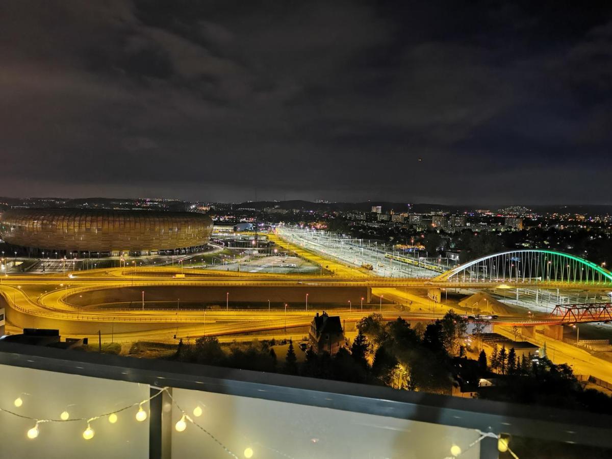 Apartament Przy Bursztynowym Stadionie Gdansk Exterior foto