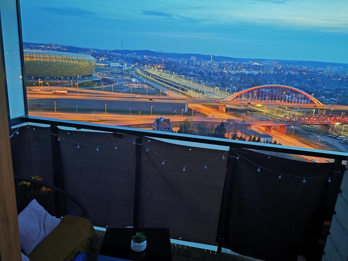 Apartament Przy Bursztynowym Stadionie Gdansk Exterior foto